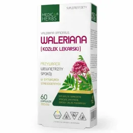 Waleriana (Kozłek Lekarski) 300 mg 60 Kapsułek - Medica Herbs