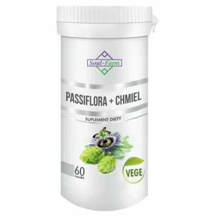 Passiflora +Chmiel 60 Kapsułek - Soul-Farm
