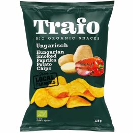 Chipsy Ziemniaczane z Papryką Wędzoną Bio 125 g - Trafo