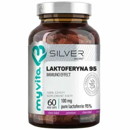 Silver Pure Laktoferyna 100 mg 60 Kapsułek - MyVita