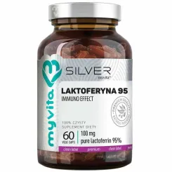 Silver Pure Laktoferyna 100 mg 60 Kapsułek - MyVita